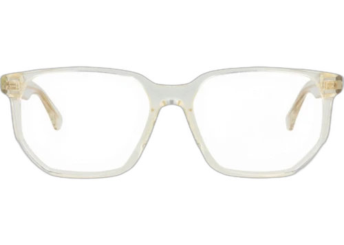 Bottega Veneta Square Frame Acetate Optical Frames BV1097O-30011042-003 Beige Beige Transparent