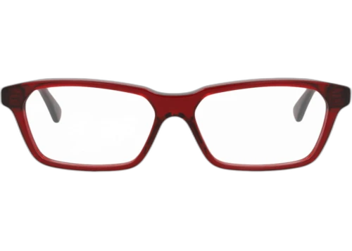 Bottega Veneta Square Frame Acetate Optical Frames BV1098O-30011018-003 Red Red Transparent