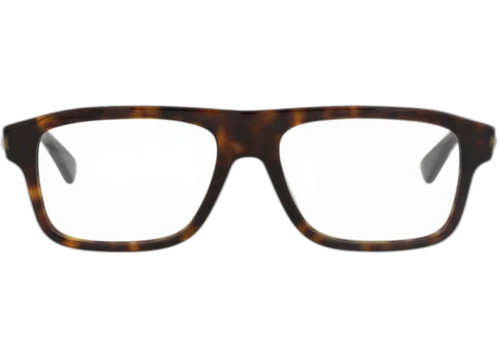 Bottega Veneta Square Frame Acetate Optical Frames BV1156O-30013155-002 Havana Havana Transparent