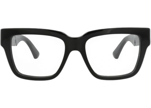 Bottega Veneta Square Frame Recycled Acetate Optical Frames BV1222O-30014270-001 Black Black Transparent