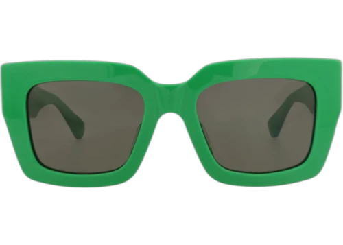 Bottega Veneta Square Frame Recycled Acetate Sunglasses BV1212S-30014255-003 Green Green Green