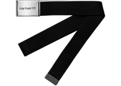 Carhartt WIP Clip Belt Chrome Black