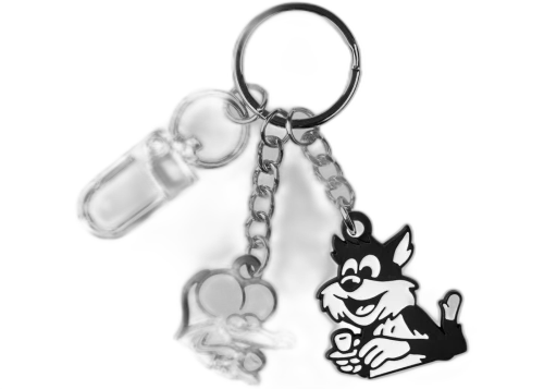 Carhartt WIP Coffee Break Keychain Black/White