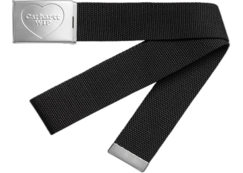 Carhartt WIP Heart Clip Belt Black/Silver