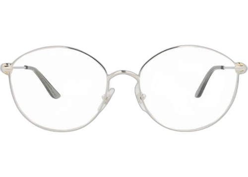 Cartier Photochromic Round Frame Metal Optical Frames CT0375O-30013736-002 Silver Silver Transparent