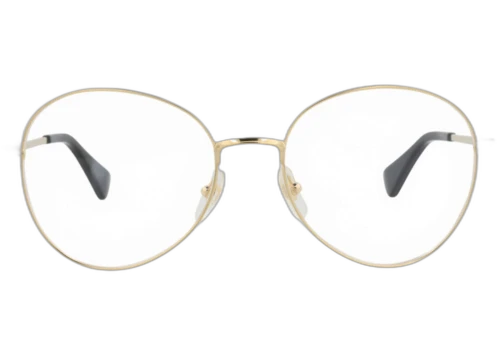 Cartier Photochromic Round Frame Metal Optical Frames CT0449O-30014716-003 Gold Gold Transparent