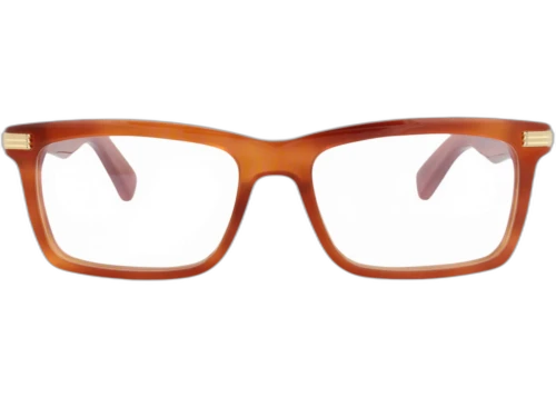 Cartier Photochromic Square Frame Recycled Acetate Optical Frames CT0420O-30014271-008 Havana Havana Transparent