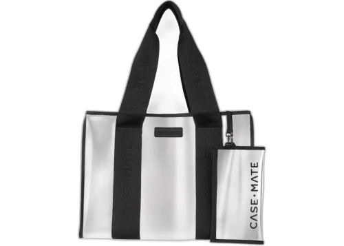 Case-Mate Jelly Tote Bag Silver Chrome