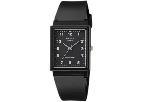 Casio Men’s Black Rectangular Analog Watch MQ-27-1B
