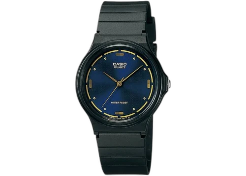 Casio Men’s Black Watch with Blue Dial MQ-76-2AUL