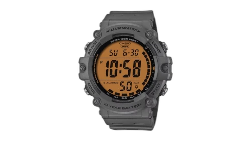 Casio Men’s Digital Sport Watch with Orange Dial AE-1500WHC-8ACF-EW
