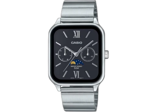 Casio Men’s Stainless Steel Black Dial Analog Watch MTP-M305D-1A2VDF