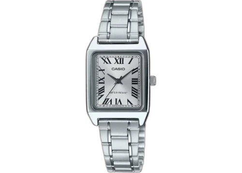 Casio Women’s Stainless Steel Watch with Silver Roman Dial LTP-V007D-7BUDF