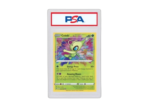 Celebi 2020 Pokémon Sword & Shield Vivid Voltage Amazing Rare #009/185 (PSA or BGS Graded)
