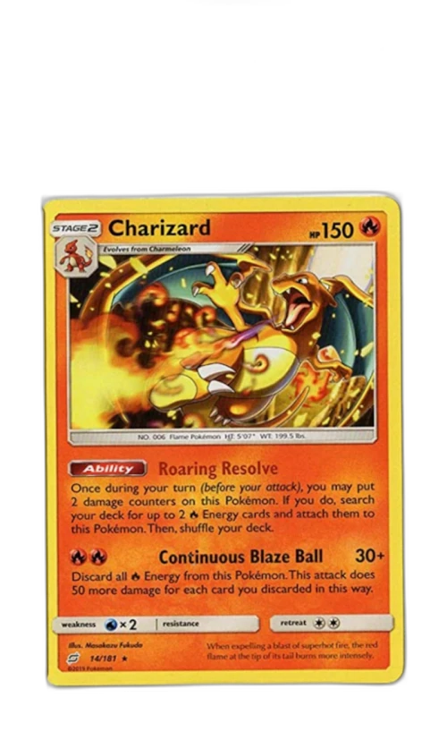 Charizard 2019 Pokemon TCG Sun & Moon Team Up #14/181 (PSA or BGS Graded)