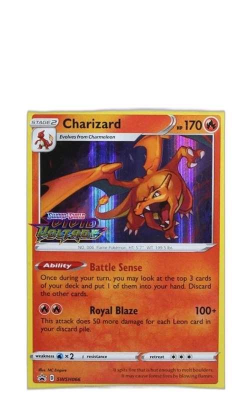 Charizard 2020 Pokemon TCG Sword & Shield Prerelease Holo #066 (PSA or BGS Graded)