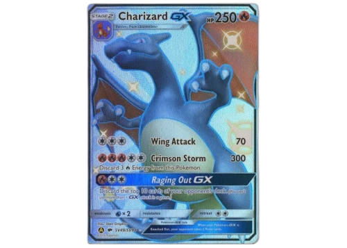 Charizard GX Full Art 2019 Pokémon TCG Sun & Moon Hidden Fates #SV49 (Ungraded)