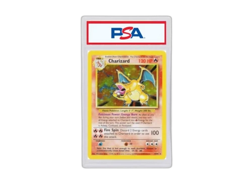 Charizard-Holo 1999 Pokémon Base Set Shadow #4/102 (PSA or BGS Graded)