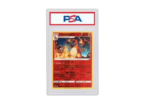 Charizard-Reverse Foil 2020 Pokémon Sword & Shield Vivid Voltage #025/185 (PSA or BGS Graded)