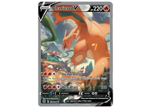 Charizard V 2022 Pokémon TCG Sword & Shield Brilliant Stars Alternate Full Art #154 (Ungraded)