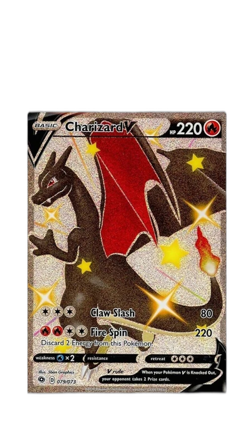 Charizard V SCR 2020 Pokemon Sword & Shield Champion's Path #79 (PSA or BGS Graded)