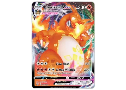 Charizard VMAX Full Art 2020 Pokémon TCG Sword & Shield Darkness Ablaze Holo #020 (Ungraded)