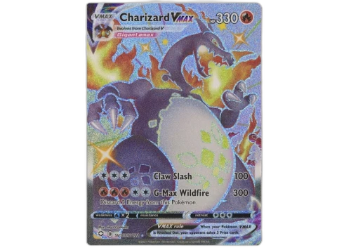 Charizard VMAX Full Art 2021 Pokémon TCG Sword & Shield Shining Fates Holo #SV107 (Ungraded)