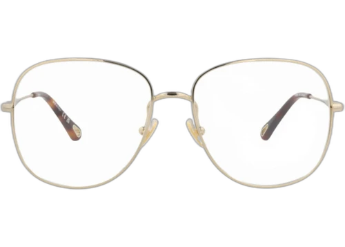 Chloe Aviator Frame Metal Optical Frames CH0020O-30009818-001 Gold Gold Transparent