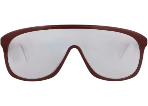 Chloe Aviator Frame Recycled Acetate Sunglasses CH0212S-30014675-002 Burgundy Burgundy Silver