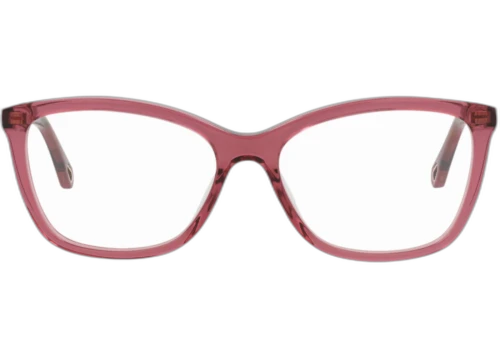 Chloe Cat Eye Frame Bio Acetate Optical Frames CH0118O-30013375-004 Pink Pink Transparent