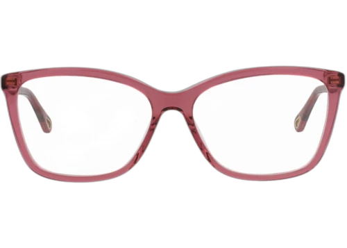 Chloe Cat Eye Frame Bio Acetate Optical Frames CH0118O-30013375-008 Pink Pink Transparent