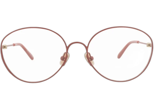 Chloe Cat Eye Frame Metal Optical Frames CH0168O-30014091-004 Pink Pink Transparent