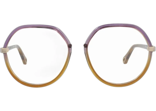 Chloe Round Frame Bio Injection Optical Frames CH0131O-30013643-004 Violet Violet Transparent