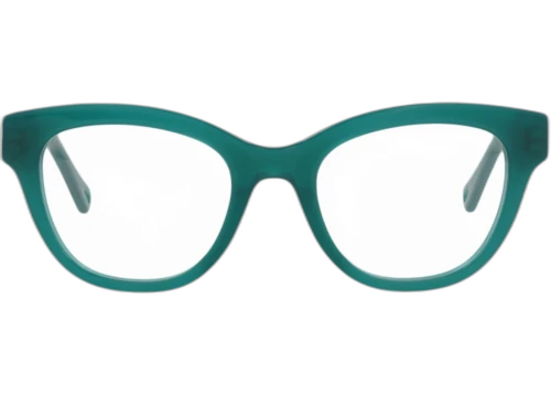 Chloe Round Frame Recycled Acetate Optical Frames CH0162O-30014084-004 Green Green Transparent