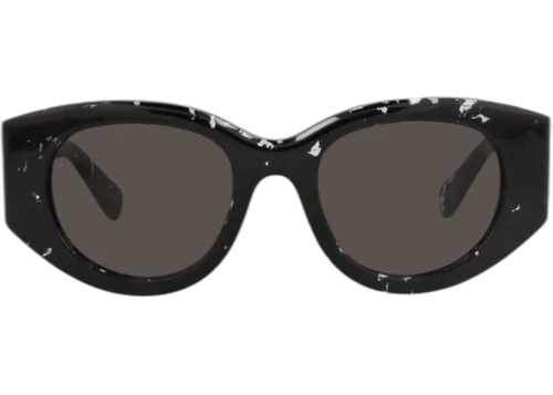 Chloe Round Frame Recycled Acetate Sunglasses CH0251S-30015700-006 Black Black Grey