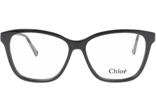 Chloe Square Frame Bio Acetate Optical Frames CH0084OA-30012842-001 Black Black Transparent