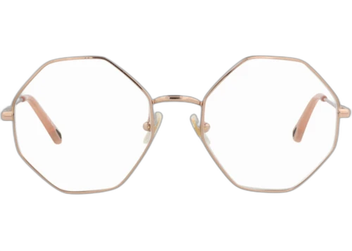 Chloe Square Frame Metal Optical Frames CH0022O-30009816-005 Gold Gold Transparent