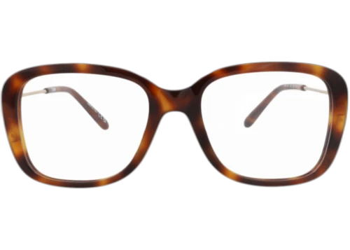 Chloe Square Frame Recycled Acetate Optical Frames CH0174O-30014156-002 Havana Gold Transparent