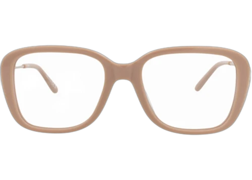 Chloe Square Frame Recycled Acetate Optical Frames CH0174O-30014156-003 NUDE GOLD TRANSPARENT