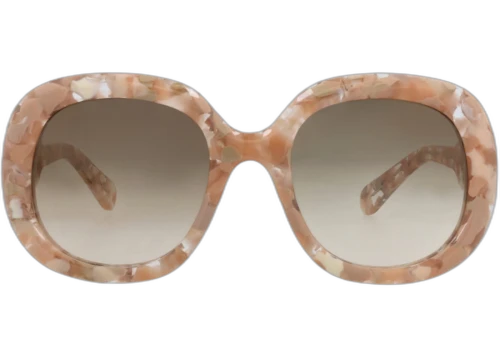 Chloe Square Frame Recycled Acetate Sunglasses CH0153S-30014078-004 Nude Nude Brown