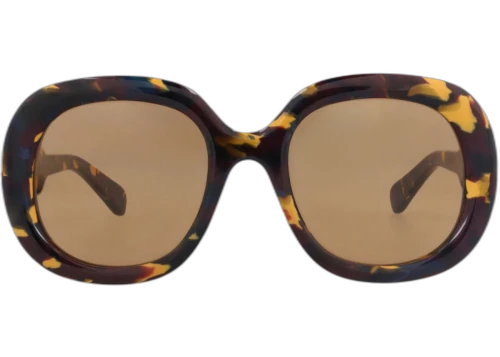 Chloe Square Frame Recycled Acetate Sunglasses CH0153S-30014078-006 Burgundy Burgundy Brown