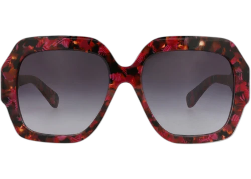 Chloe Square Frame Recycled Acetate Sunglasses CH0154S-30014079-011 Havana Havana Grey