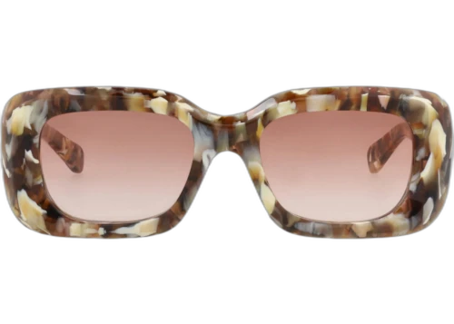Chloe Square Frame Recycled Acetate Sunglasses CH0188S-30014662-004 Havana Havana Orange