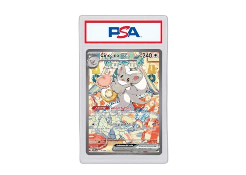 Cinccino ex 2026 Pokémon Mega Evolution Chaos Rising Special Illustration Rare (English) 119/086 (PSA or BGS Graded)