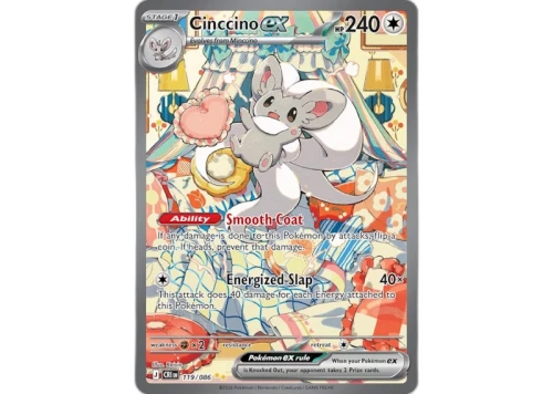 Cinccino ex 2026 Pokémon Mega Evolution Chaos Rising Special Illustration Rare (English) 119/086 Ungraded