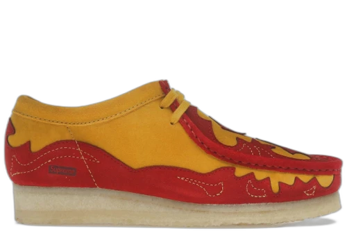 Clarks Originals Wallabee Boots Supreme Western Cut Out Gold