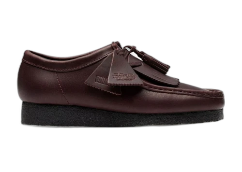 Clarks Originals Wallabee Leather Purple Grape