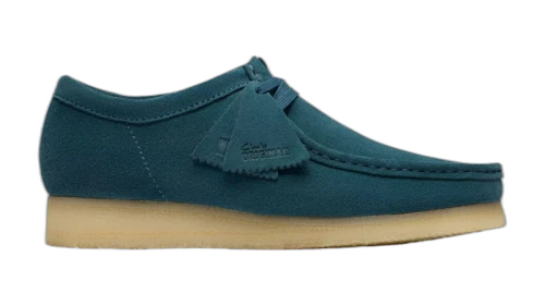 Clarks Originals Wallabee Suede Mid Blue