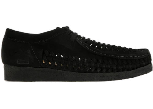 Clarks Originals Woven Wallabee Supreme Black