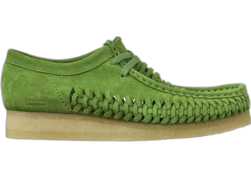 Clarks Originals Woven Wallabee Supreme Green